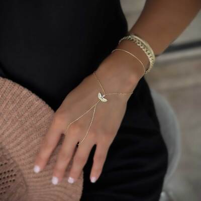 14 Ayar Altın Damla Taşlı Melek Kanat Şahmeran - ENGİNGOLD ETO