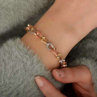 14 Ayar Altın Dorika Bileklik - ENGİNGOLD ALP