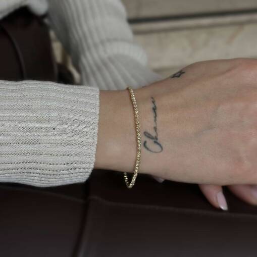 14 Ayar Altın Dorika Bileklik – Modern ve Zarif - 4