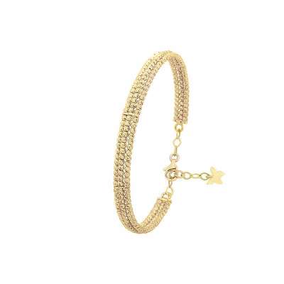 14 Ayar Altın Dorika Kelepçe Bileklik - ENGİNGOLD EMA