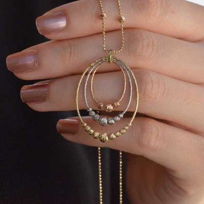 14 Ayar Altın Dorika Kolye - ENGİNGOLD EMA