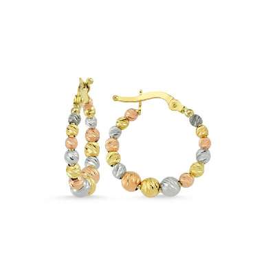 14 Ayar Altın Dorika Küpe