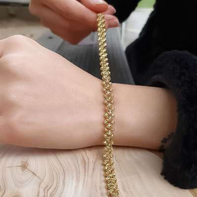 14 Ayar Altın Dorika Model Bileklik - ENGİNGOLD EMA