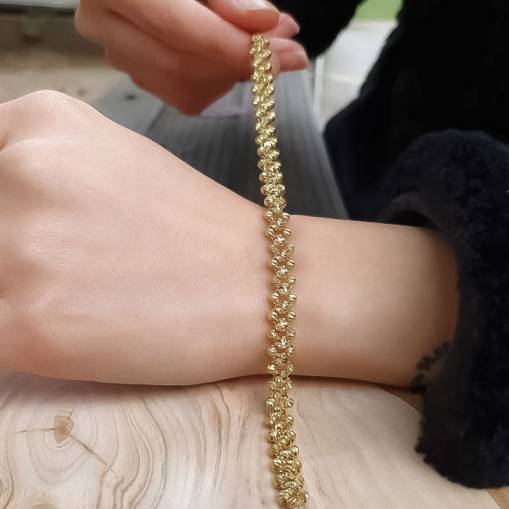 14 Ayar Altın Dorika Model Bileklik - 1