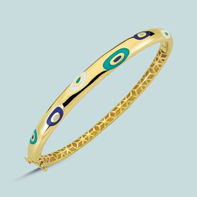 14 Ayar Altın Fortuna Kelepçe Bilezik - ENGİNGOLD CETAŞ