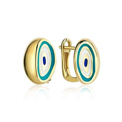 14 Ayar Altın Fortuna Küpe - ENGİNGOLD CETAŞ