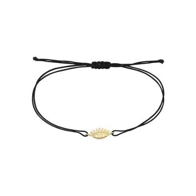 14 Ayar Altın Göz Kirpik İpli Bileklik - ENGİNGOLD