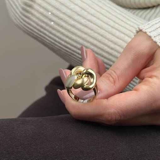 14 Ayar Altın Gurmet Yüzük – Zamansız ve Güçlü Stil - 4