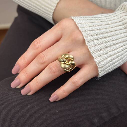 14 Ayar Altın Gurmet Yüzük – Zamansız ve Güçlü Stil - 1