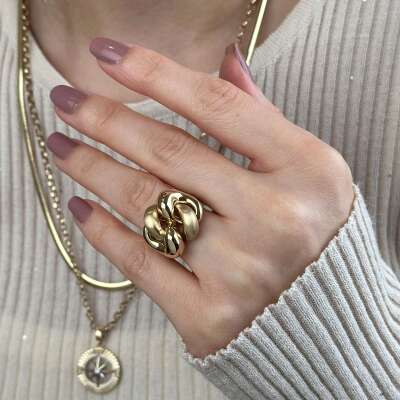 14 Ayar Altın Gurmet Yüzük – Zamansız ve Güçlü Stil - 3