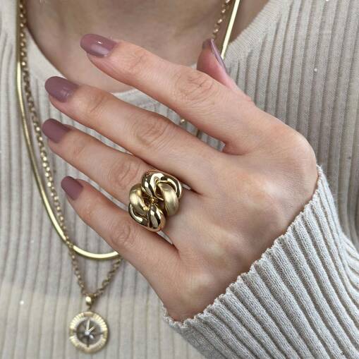 14 Ayar Altın Gurmet Yüzük – Zamansız ve Güçlü Stil - 3