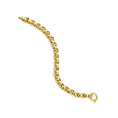 14 Ayar Altın Halka Bileklik - 3