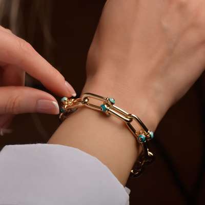 14 Ayar Altın Halka Bileklik - ENGİNGOLD CETAŞ