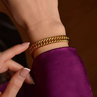 14 Ayar Altın Halka Bileklik - ENGİNGOLD KÇN