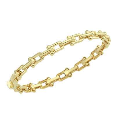 14 Ayar Altın Halka Kelepçe Bilezik - ENGİNGOLD ORLV