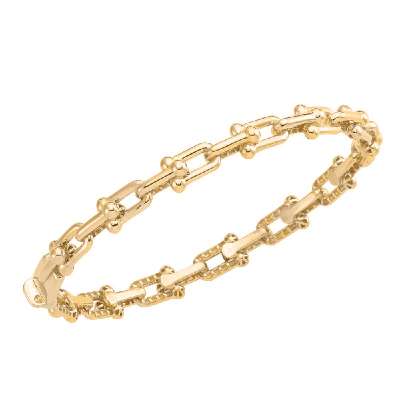 14 Ayar Altın Halka Kelepçe Bilezik - ENGİNGOLD ORLV