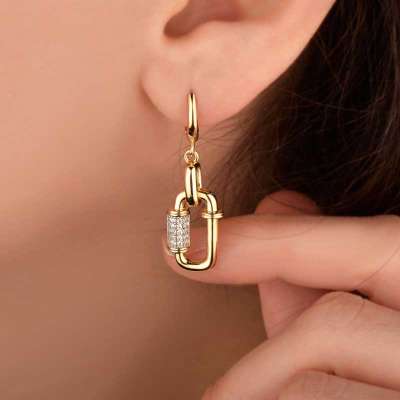 14 Ayar Altın Halka Küpe - ENGİNGOLD TKN