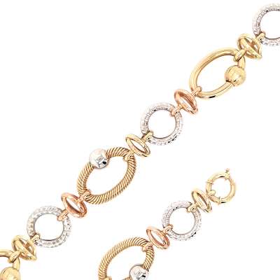 14 Ayar Altın Hallow Bileklik - 2