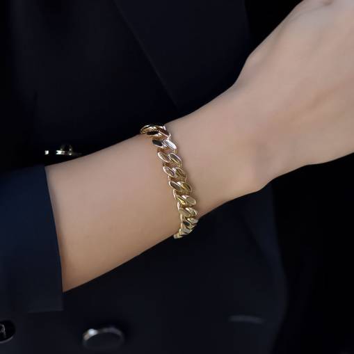 14 Ayar Altın Hallow Bileklik - 1