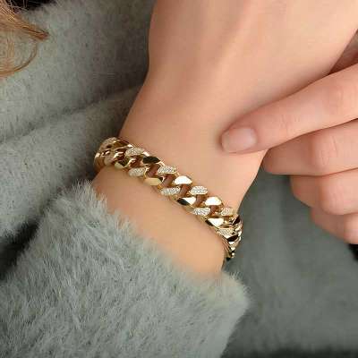 14 Ayar Altın Hallow Bileklik - 2