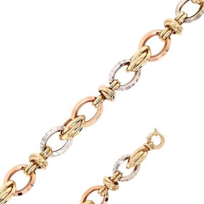 14 Ayar Altın Hallow Bileklik - 2