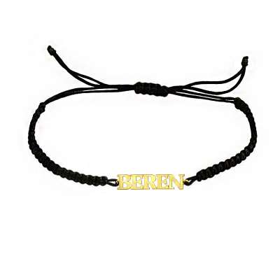 14 Ayar Altın İsimli İpli Bileklik - ENGİNGOLD