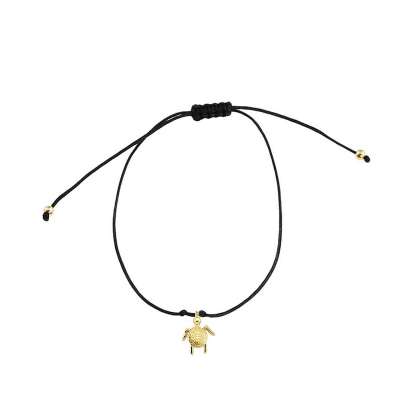 14 Ayar Altın Kaplumbağa İpli Bileklik - ENGİNGOLD