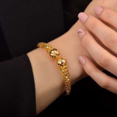 14 Ayar Altın Kelepçe Bilezik - ENGİNGOLD KÇN