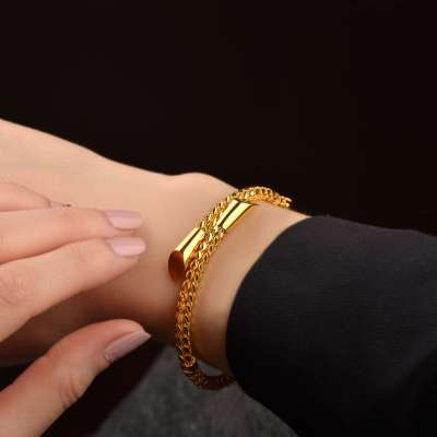 14 Ayar Altın Kelepçe Bilezik - ENGİNGOLD LBL