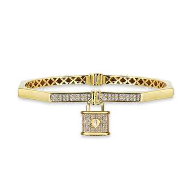 14 Ayar Altın Kilit Figürlü Kelepçe - ENGİNGOLD CETAŞ