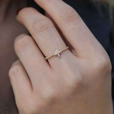 Pole Star 14-Karat Gold Ring - 1