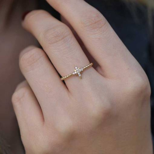 Pole Star 14-Karat Gold Ring - 1