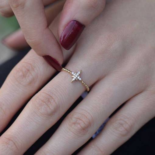 Pole Star 14-Karat Gold Ring - 2