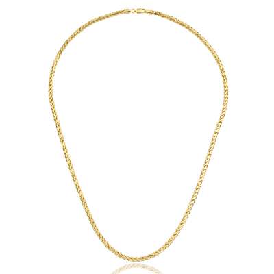 14 Ayar Altın Palmiye Spike Zincir Kolye - ENGİNGOLD ZİN