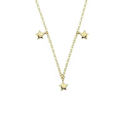 14 Ayar Altın Sade Yıldız Figürlü Kolye - ENGİNGOLD