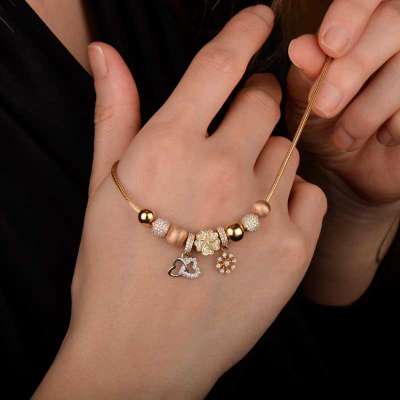 14 Ayar Altın Şans Bileklik - ENGİNGOLD GNL