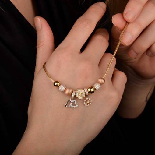 14 Ayar Altın Şans Bileklik - 2