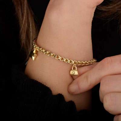 14 Ayar Altın Şans Bileklik - 2