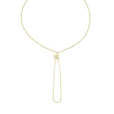 14 Ayar Altın Şans Yonca Şahmeran Bileklik – Zarif Tasarım - 2