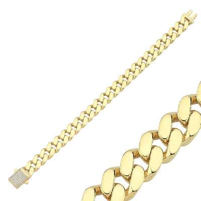 14 Ayar Altın Taşlı Halka Bileklik - ENGİNGOLD RZG