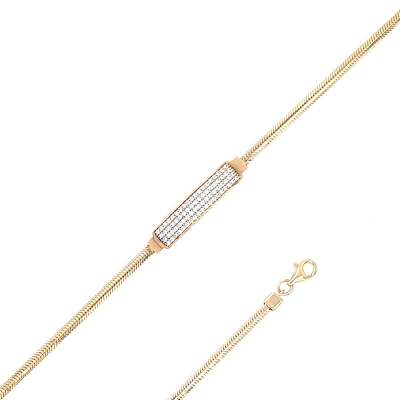 14 Ayar Altın Taşlı İtalyan Bileklik - ENGİNGOLD MYZ