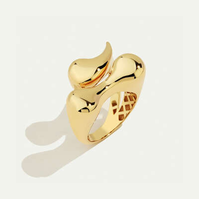 14 Ayar Altın Taşsız Yüzük – Regold Zarif Tasarım - ENGİNGOLD RGL