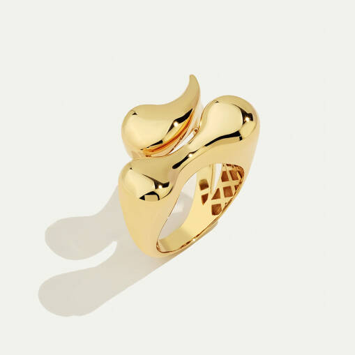 14 Ayar Altın Taşsız Yüzük – Regold Zarif Tasarım - 1