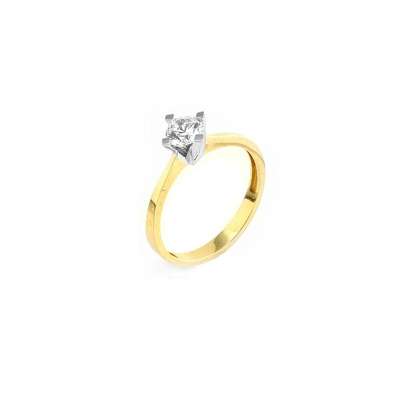 14 Ayar Altın Tektaş Yüzük - ENGİNGOLD ASO