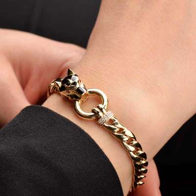 14 Ayar Altın Tiger Bileklik - ENGİNGOLD ALT