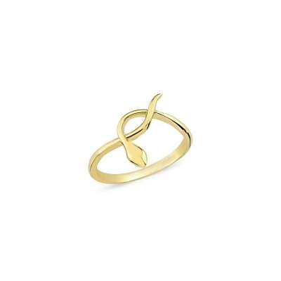 14 Ayar Altın Yılan Yüzük - ENGİNGOLD