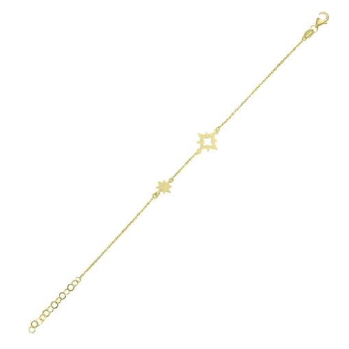 14 Ayar Altın Yıldız Bileklik - 1