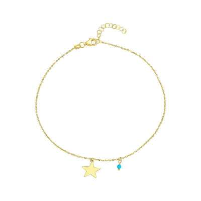 14 Ayar Altın Yıldız Kolye - ENGİNGOLD