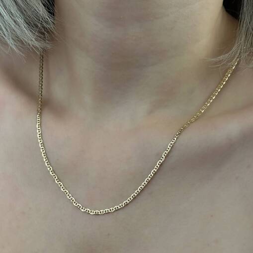 14 Ayar Altın Zincir Kolye – Şık ve Dayanıklı Tasarım - 1