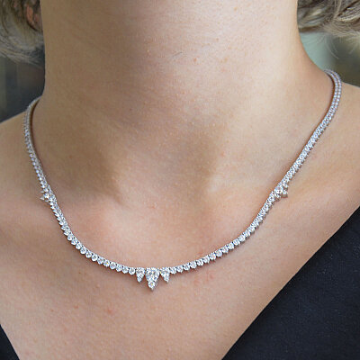 14 Ayar Damla ve Yuvarlak Swarovski Su Yolu Kolye 45 cm - 2
